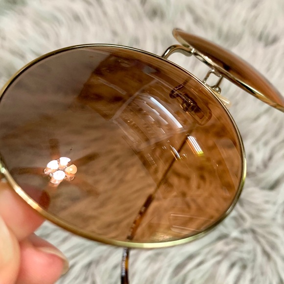 Coach Women’s Gold Mirrored Sunglasses
